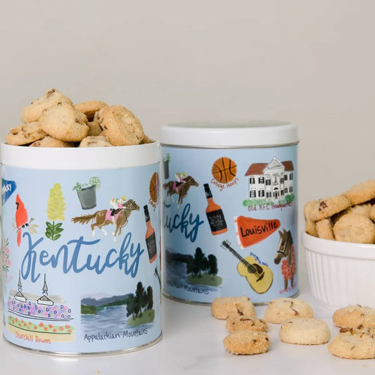 Kentucky Pecan Shortbread Cookie Tin