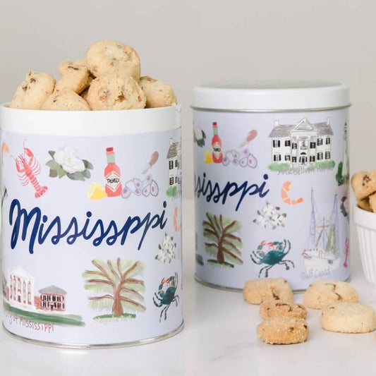 Mississippi Pecan Shortbread Cookie Tin