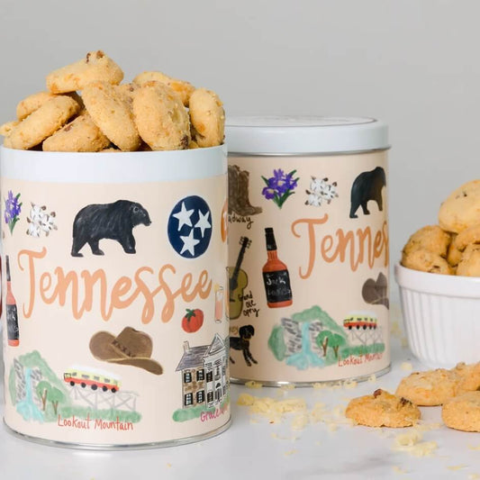 Tennessee Pecan Shortbread Cookie Tin