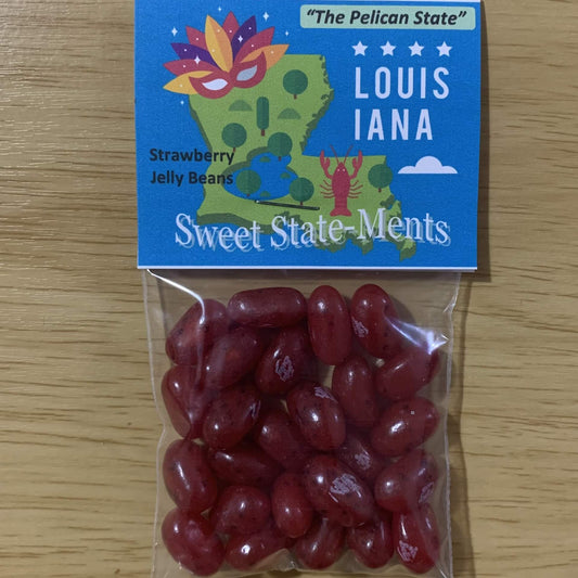 Louisiana Strawberry Jelly Beans