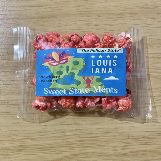 Louisiana Strawberry Popcorn